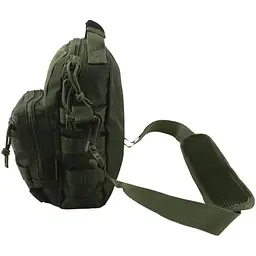 Сумка на плече Kombat UK Hex-Stop Explorer Shoulder Bag Олива (KB-HSESB-OLGR) - мініатюра 4