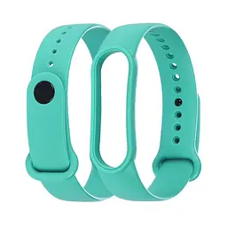 Ремінець силіконовий для Xiaomi Mi Band 5/6 колір 11 бірюзовий