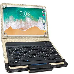 Планшет-телефон Adronix MT116 2GB RAM Gold + Чохол із Bluetooth клавіатурою - мініатюра 2