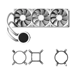 Система рідинного охолодження AeroCool Abyss L360R Digi White (ACLA-AD36117.21) - мініатюра 4