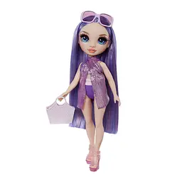 Лялька Rainbow High Swim & Style Violet з аксесуарами (507314) - мініатюра 3
