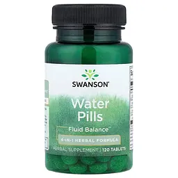 Трав’яна формула Swanson Water Pills, 120 таблеток