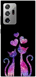 TPU чохол Demsky Космічні коти для Samsung Galaxy Note 20 Ultra
