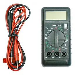 Цифровий мультиметр DT-182, тестер вольтметр для вимірювання напруги та опору сили струму - мініатюра 2