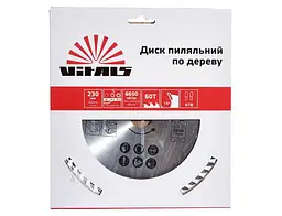 Диск пиляльний Vitals по дереву 230x30/25.4/22.2 мм ATB 60 (00000001681414) - мініатюра 5