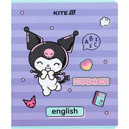 Набор тетрадей Kite Kuromi Английский язык предметный 48 листов в линию 10 шт. (HK25-240-8)