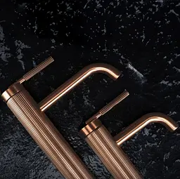 Змішувач для умивальника Rea Argon високий brushed copper REA-B2090 - мініатюра 3