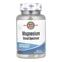 Магній KAL (Broad Spectrum) - 60 таблеток, для м’язів і нервової системи