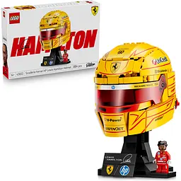 Конструктор LEGO Шолом Льюїса Гамільтона з команди Scuderia Ferrari HP (43022)