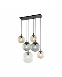 Підвісний світильник TK Lighting 4819 Esme E27 6x15W IP20 Bk - мініатюра 2