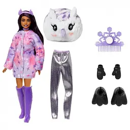 Лялька Barbie Cutie Reveal Зимовий блиск, Совеня (HJL62) - мініатюра 3