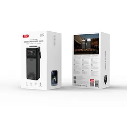 Батарея універсальна XO 50000 мА·год, PD/20 Вт, QC/22.5 Вт, Lamp, чорна (XO-PR286-BK) - мініатюра 5
