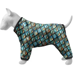Вітровка для собак WAUDOG Clothes, малюнок "Луска", M45, В 55-60 см, С 37-40 см