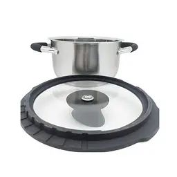 Каструля Krauzer Black KR-78054 22 см 4.7 л срібляста - мініатюра 3
