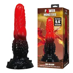Фалоімітатор Power Monsters Fire Dragon, 24.5 см (мульті) - мініатюра 7
