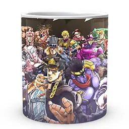Кухоль GeekLand Неймовірні пригоди ДжоДжо JoJo's Bizarre Adventure Герої та лиходії ДжоДжо JJ 02.580 330 мл білий - мініатюра 2
