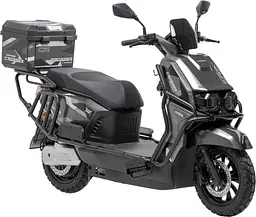 Електроскутер Двомісний Crosser CR17 (2500W, Графенова батарея 72V/35Ah) Сірий