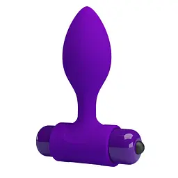 Анальна пробка із вібрацією Pretty Love Vibra Butt Plug Purple PRETTY LOVE BI-040077-1 101659