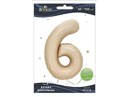 Кулька фольгована цифра PELICAN 40 (100 см) 1 6 лате
