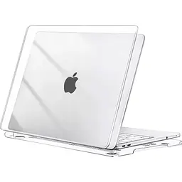 Пластикова накладка (верх та низ) HardShell Crystal Case для Apple MacBook Neo 13'' A3404 2026 Transparent [169154] - мініатюра 2
