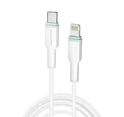 Кабель WUW-X206 Type- C to Lighting PD20W 1m white