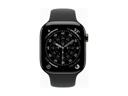 Смарт-годинник Apple Watch Series 11 GPS + Cellular 46mm Slate Tit. Case w. Black S. Band - M/L (MFD24) - мініатюра 2