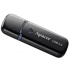 USB флеш накопичувач Apacer 64GB AH355 Black USB 3.0 (AP64GAH355B-1) - мініатюра 2