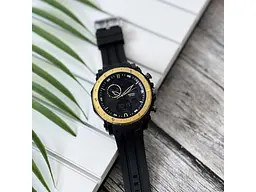 Наручные часы мужские 6012 Black-Gold Sanda acs0030972 - миниатюра 4