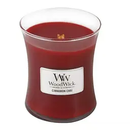 Свічка Woodwick Cinnamon Chai Medium Чай з корицею 275 г (92104E) - мініатюра 2