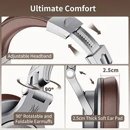 Навушники OneOdio A71 Silver Brown (A71 Silver Brown) - мініатюра 6