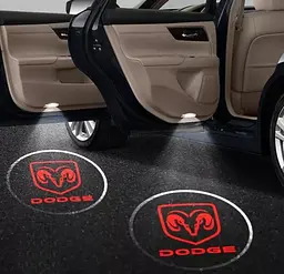 Картридж-вставка логотипу Dodge на двері 1 шт. - мініатюра 2