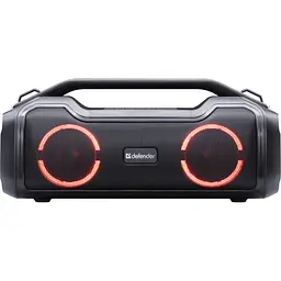 Акустична система 1.0 Defender Beatbox 50, 50W, Bluetooth/RGB/TF/TypeC/IPX5/PWB чорна (65950)