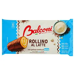 Міні рулети Balconi Rolinno Latte 222 г