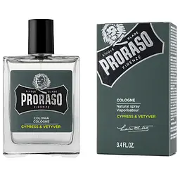 Одеколон Proraso Cypress&Vetyver Cologne man, 100 мл