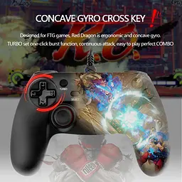 Дротовий геймпад Redragon Saturn G807 USB Xinput-PS3 12 кнопок (Чорний) - мініатюра 7