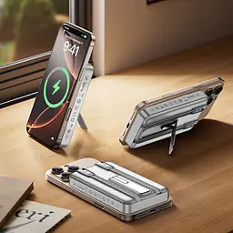 Зовнішній акумулятор WiWU Elite Wi-P056 10000mAh 22.5W Black (6977703652383) [161280] - мініатюра 10