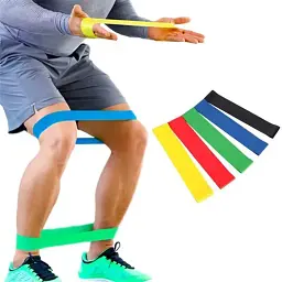Фітнес-гумки RC Fitness rubber bands 5 шт + чохол (kz190) - мініатюра 5