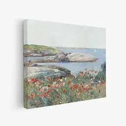Інтер'єрна картина Маки на острові Шолз, Чайлд Хассам, Childe Hassam, Poppies, репродукція картини, 48×60 см (id7018) - мініатюра 2