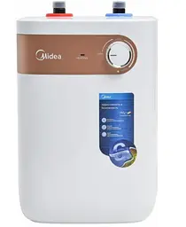 Водонагрівач Midea під мийку 5 л, 1.6 кВт, мокрий ТЕН, вертикальний, прямокутний, білий (D06-15A(U))