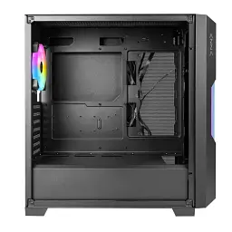 Корпус AZZA GUARDIAN GLASS, Black, без БЖ, Mid Tower, для E-ATX / ATX / Micro ATX / Mini ITX, Type-C / 2xUSB 3.0, макс. CPU - 170 мм / VGA - 400 мм, 1x120 мм ARGB, бічна панель із загартованого скла (CSAZ-520BG) - мініатюра 5