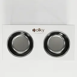 Hollky Base XL40 — миски на підставці для великих собак (2 × 1,8 л, висота 40 см) - мініатюра 4