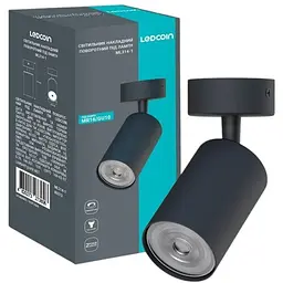 Світильник накладний Ledcoin ML314-1 MR16 GU10 поворотний (80374)