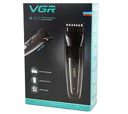 Машинка акумуляторна для стрижки VGR V-015 (Чорний) - мініатюра 8