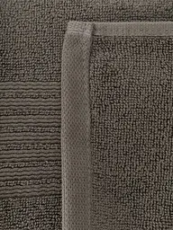 Рушник махровий для обличчя 5680, Гребеная 20/2, арму Графітовий shop (4820288223580) - мініатюра 4