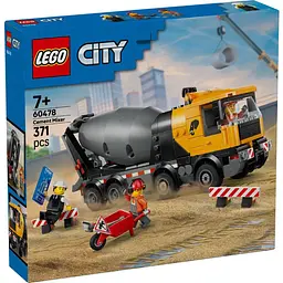 Конструктор LEGO City Бетонозмішувач 371 деталь (60478)
