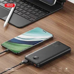 Портативний акумулятор - універсальна батарея XO PR238 10000 mAh 22.5W чорна - мініатюра 6