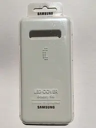 Чохол протиударний Official LED Cover EF-KG973CWEGRU для Samsung Galaxy S10 (6.1") White - мініатюра 2