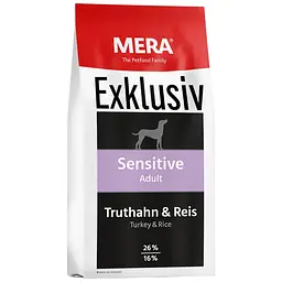 Сухий корм Mera Exklusive sensitive Adult Truthahn-Reis для чутливих собак з індичкою та рисом 15 кг