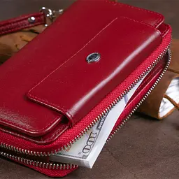 Жіночий шкіряний гаманець ST Leather 19х9,5х2,5 см acs0015407 - мініатюра 8