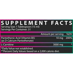 Жироспалювач Nutrex Research Liquid L-Carnitine 3000 Strawberry Watermelon 465 мл - мініатюра 2
